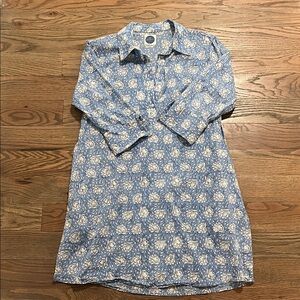 Navy Bleu brand printed Dress size S GUC